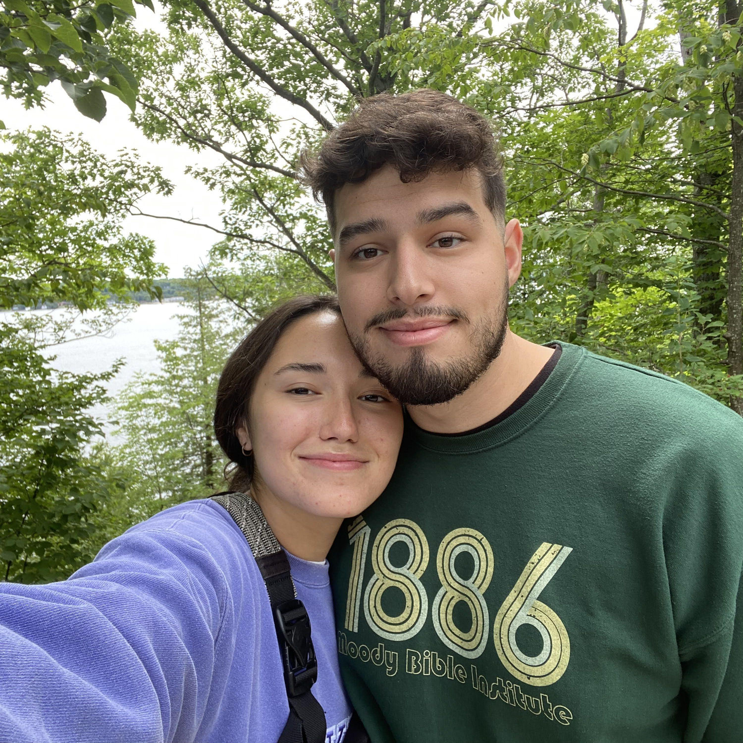 Hiking at Peninsula State Park, WI