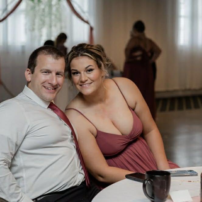 Our first wedding together!