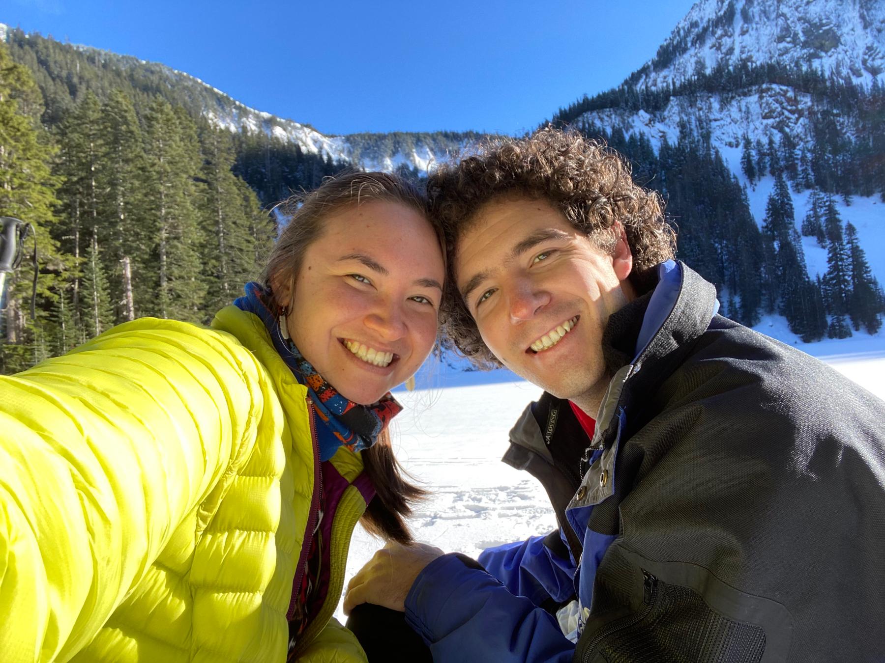 Our first snowy hike together! Annette Lake - January 2021