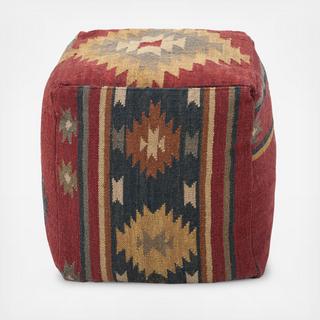 Jewel Tone Pouf