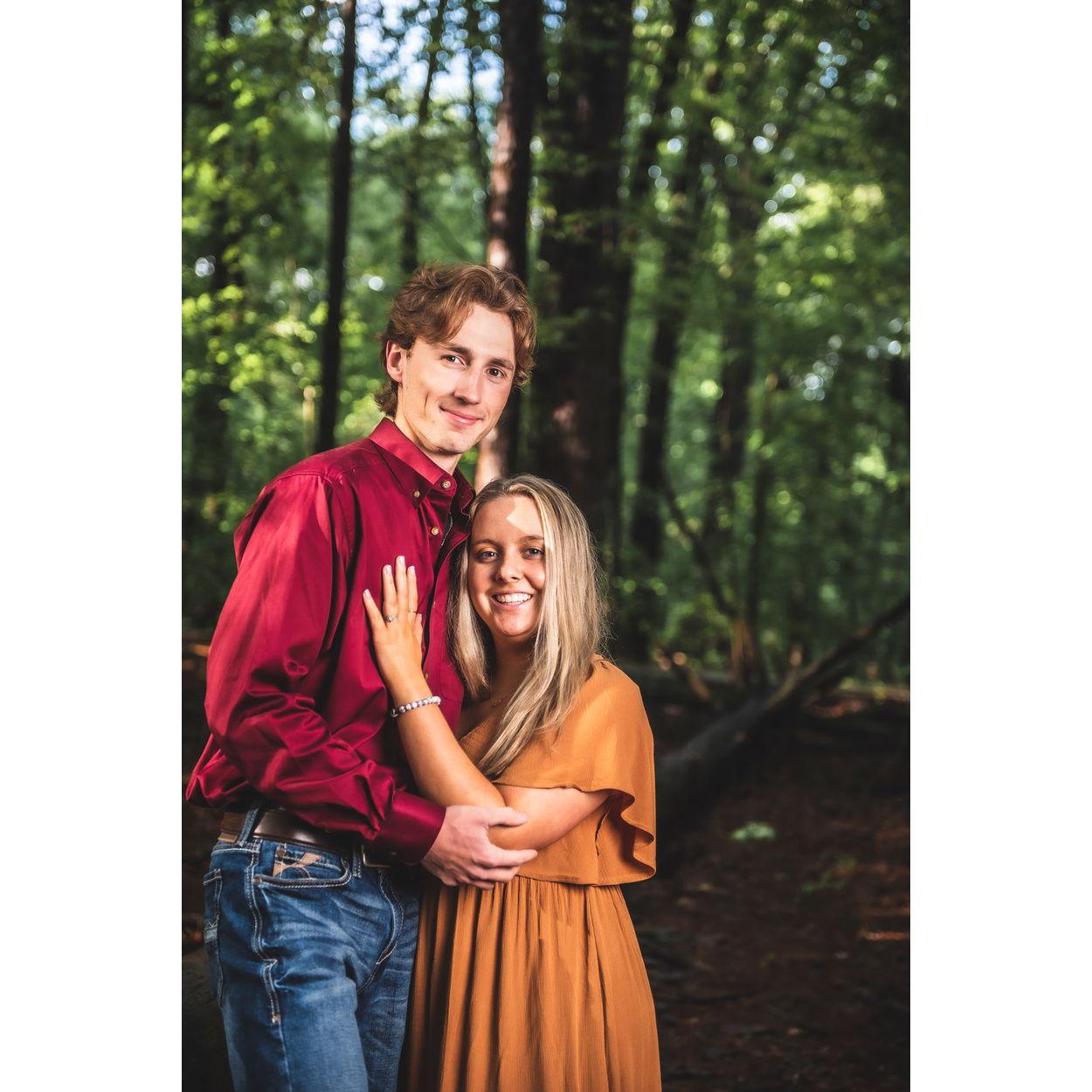 20 Minutes before he popped the question!