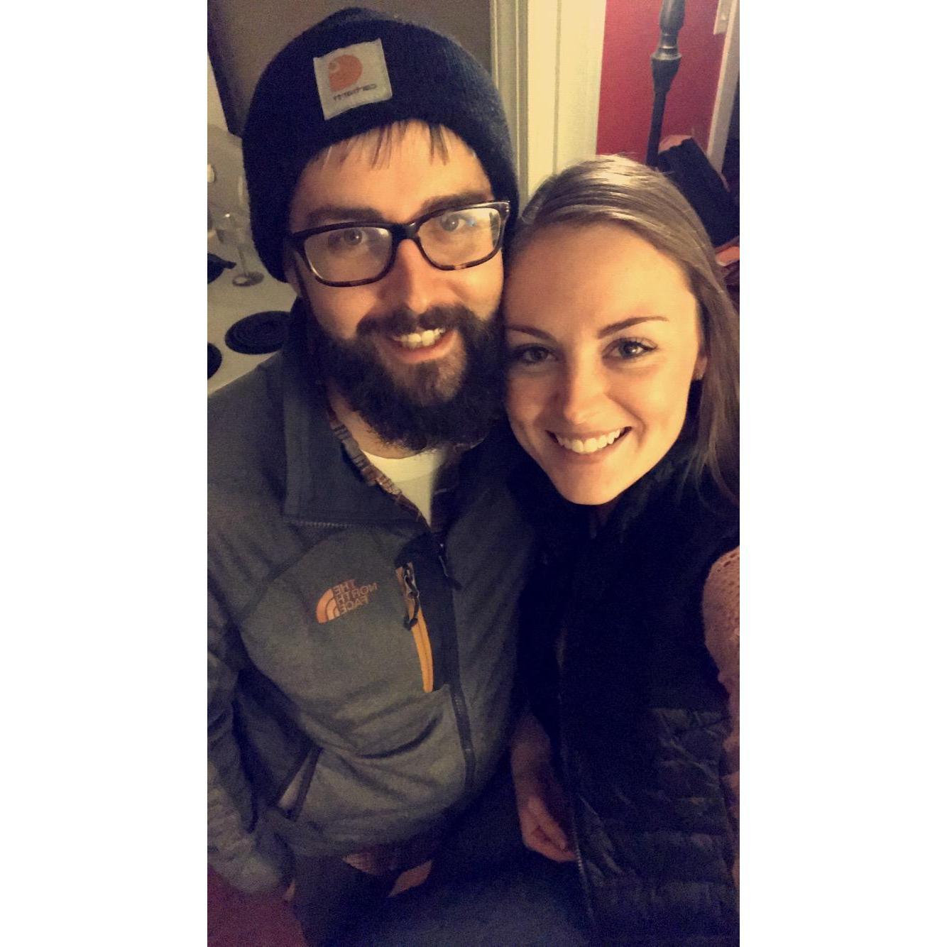 At Adam's house on November 18, 2017.