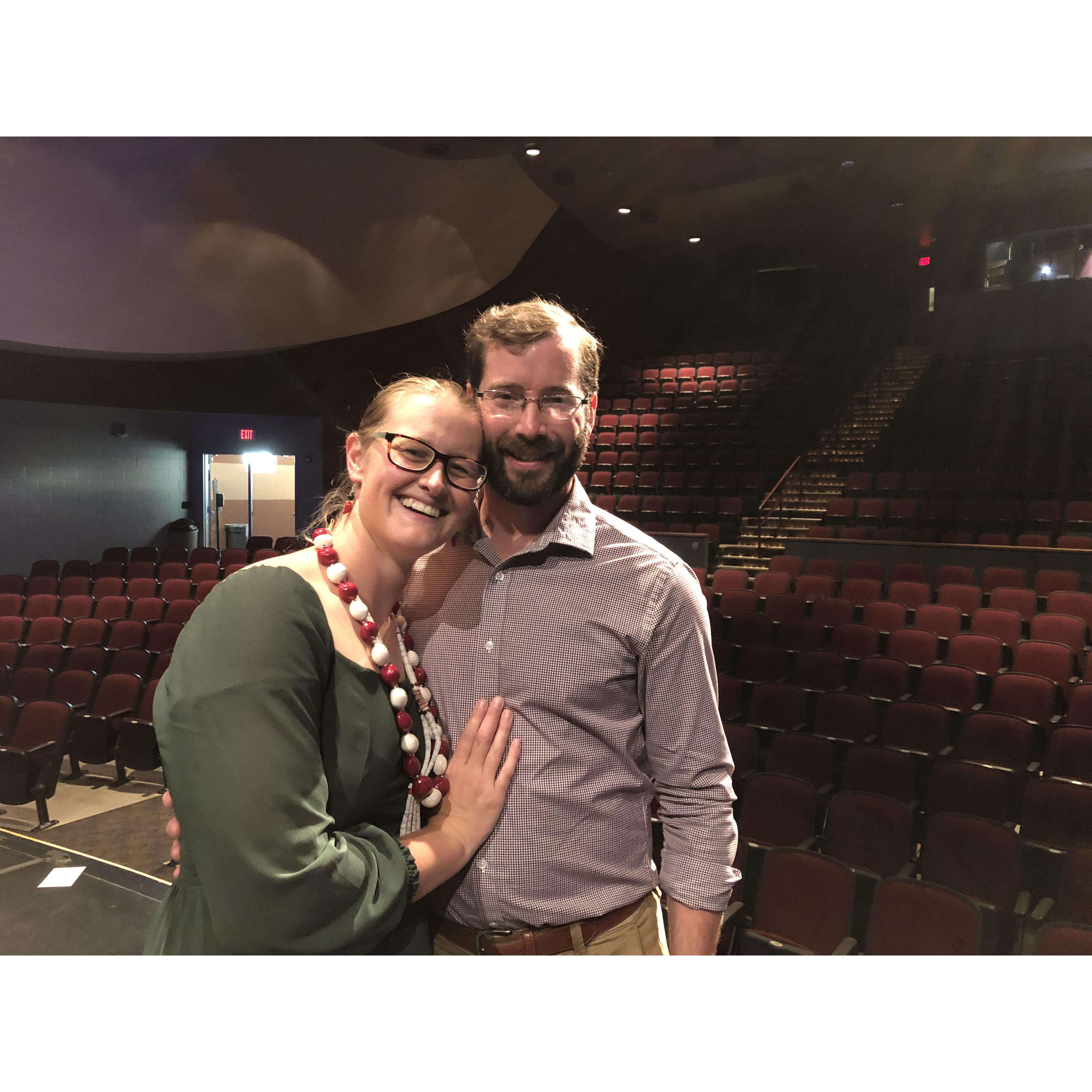 The night we got ENGAGED!
