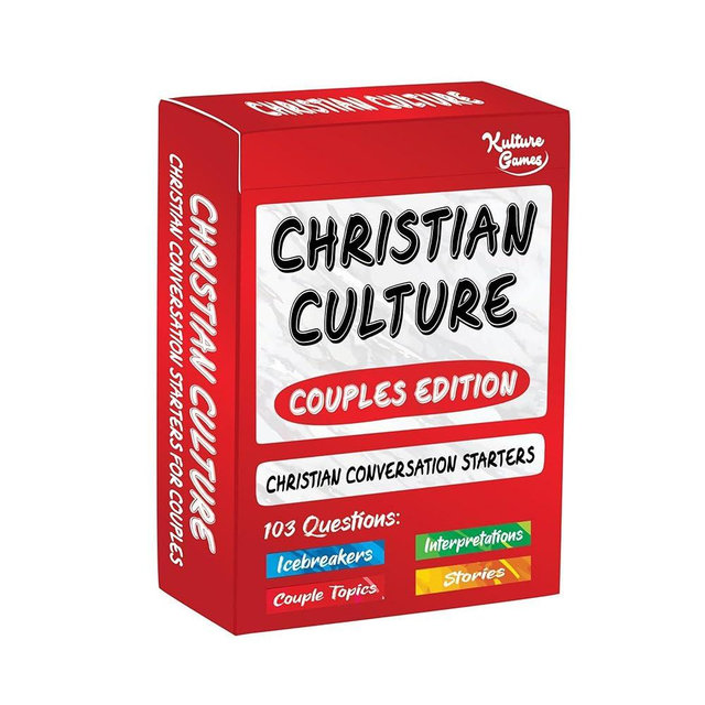 Christian Culture (Couples Edition) - Conversation Starters for Christian Couples - Meaningful Discussions That Bring Couples Closer to Each Other and to God - Christian Cards - Christian Gifts
