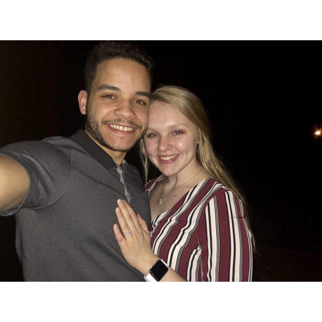 We got engaged!