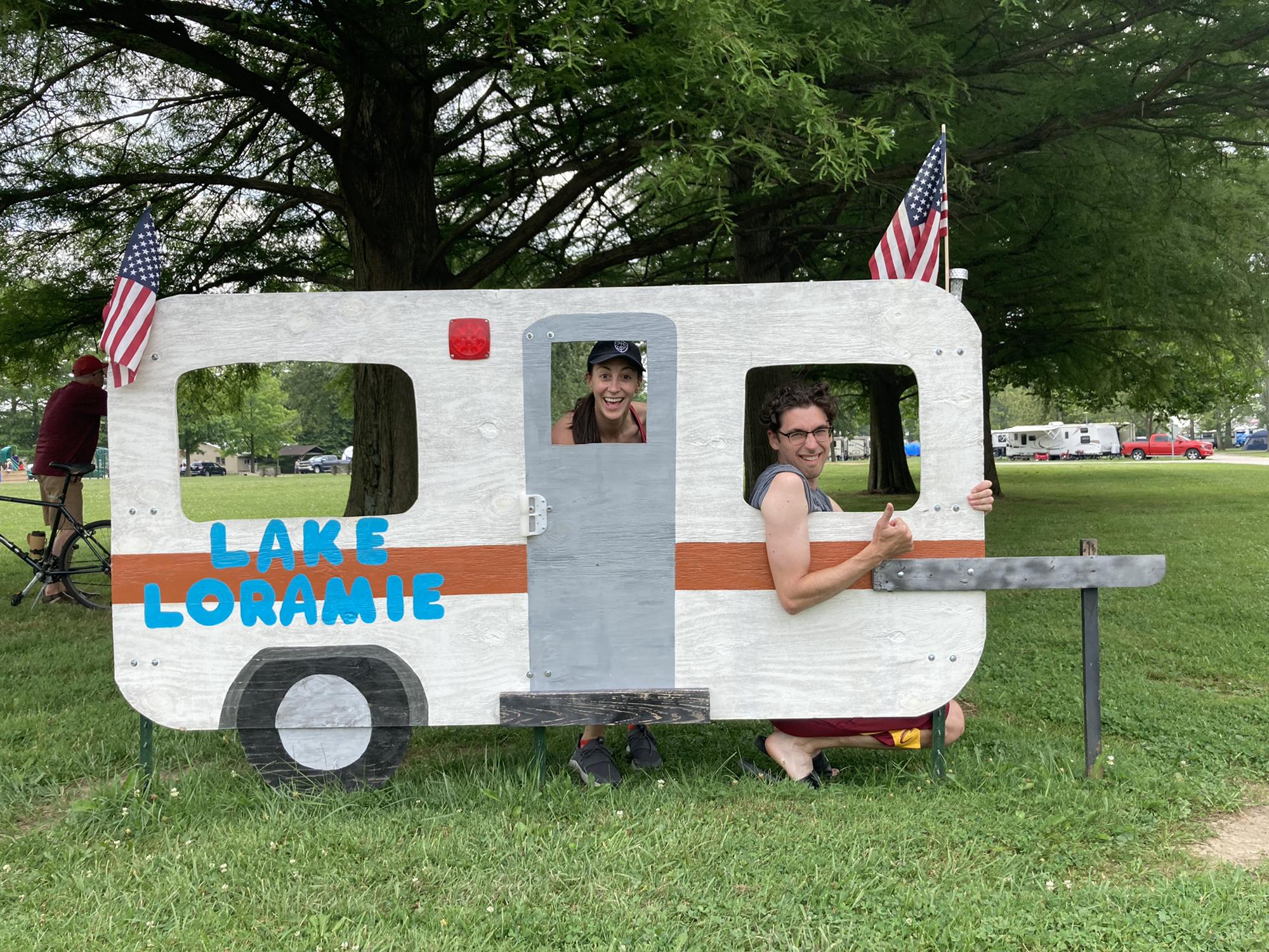 Snapshot of Camping at Fort Loramie State Park; August 2021