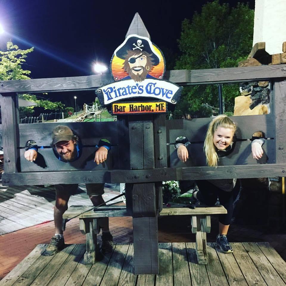 Being touristy & cheesy