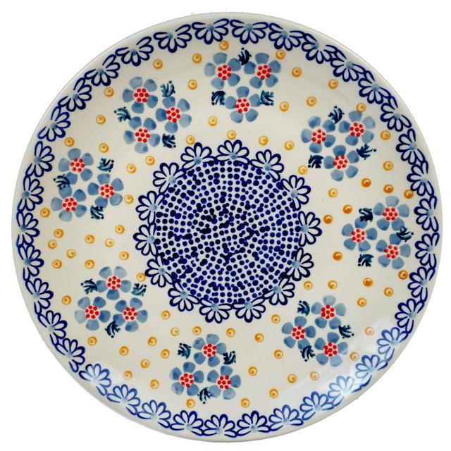 10" Dinner Plate (Periwinkles & Pinwheels)