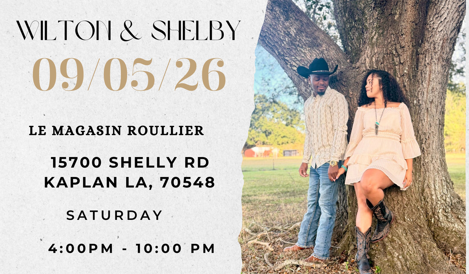 The Wedding Website of Shelby Thibeaux and Wilton Kennison