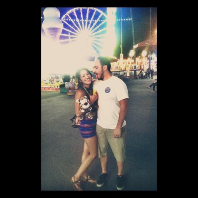 One of our first dates at the LA County Fair
September 2014