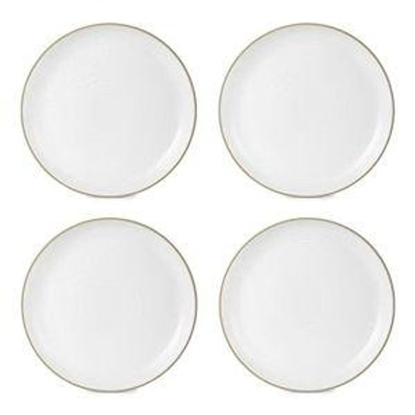 Linden Street Harper Stoneware Dinner Plate - Ivory