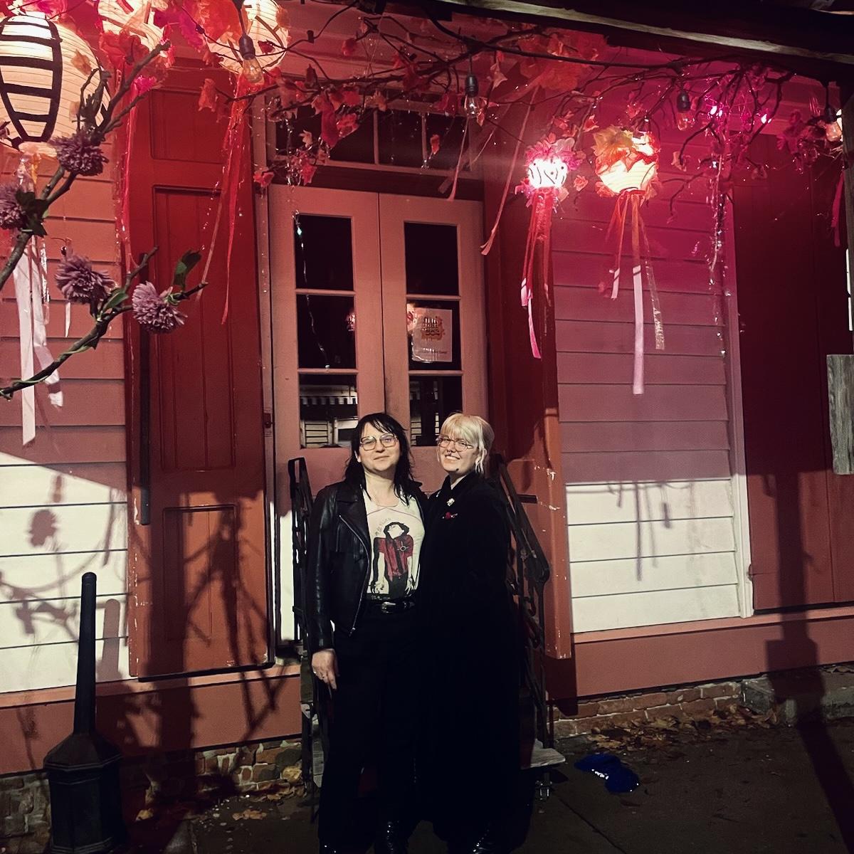 Outside of The Tigermen Den in New Orleans where we had an artist residency for January 2024