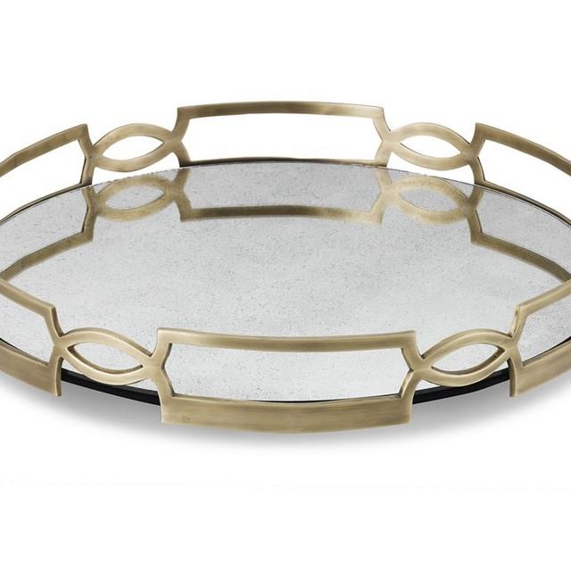 Antique Mirrored Tray, Large