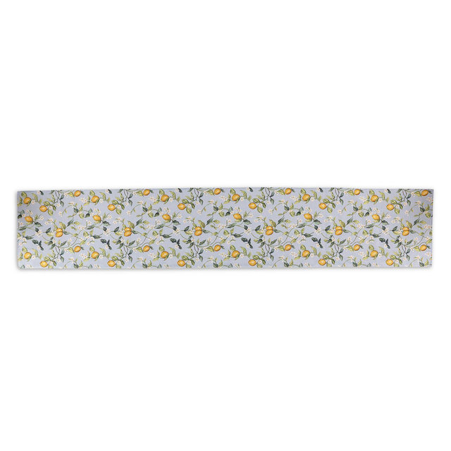 VIETRI Tavola Lemons with Flowers Runner
