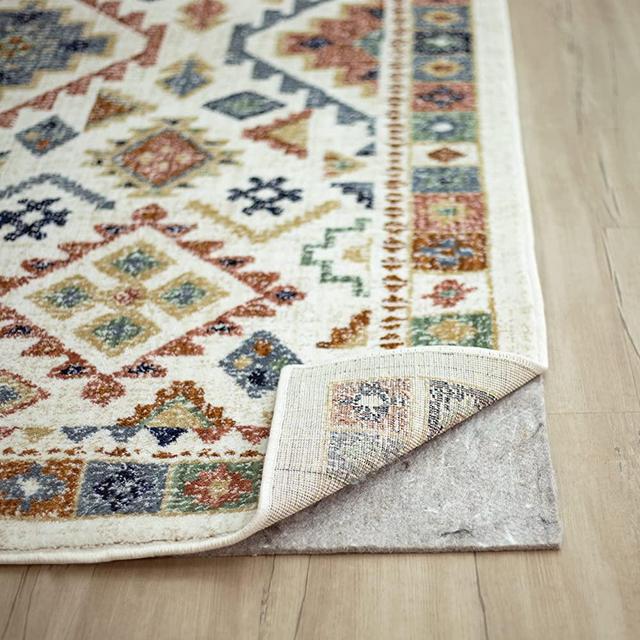 Mohawk Home 8' x 10' 1/2 Rug Pad 100% Felt Protective Cushion, Premium Comfort Underfoot – Safe for All Floors