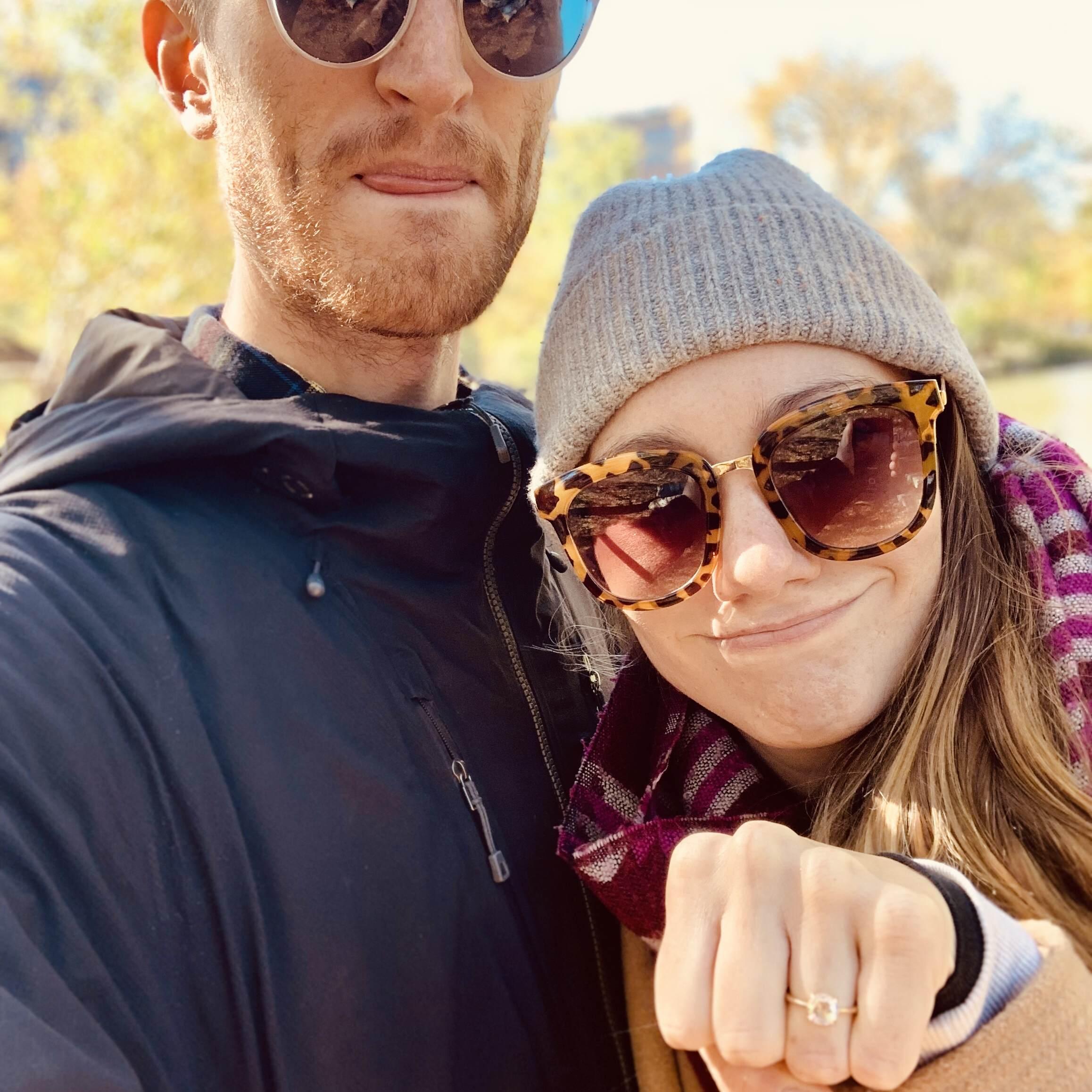 Obligatory selfie the day the ring arrived.