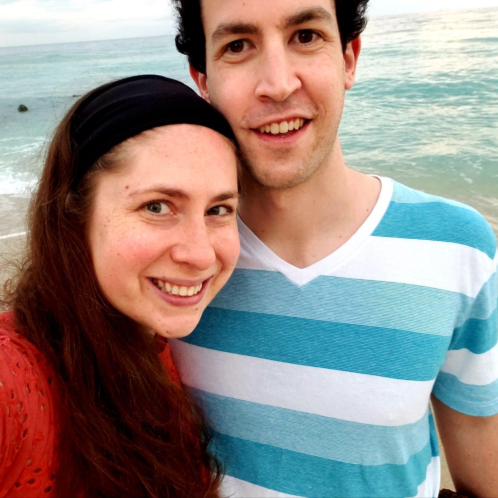At the beach