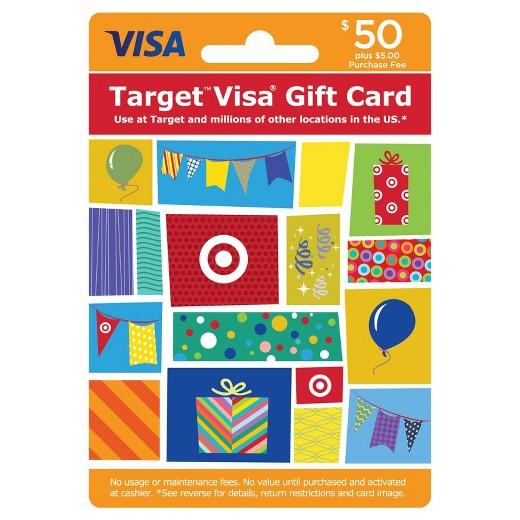 Visa Gift Card - $50 + $5 Fee
