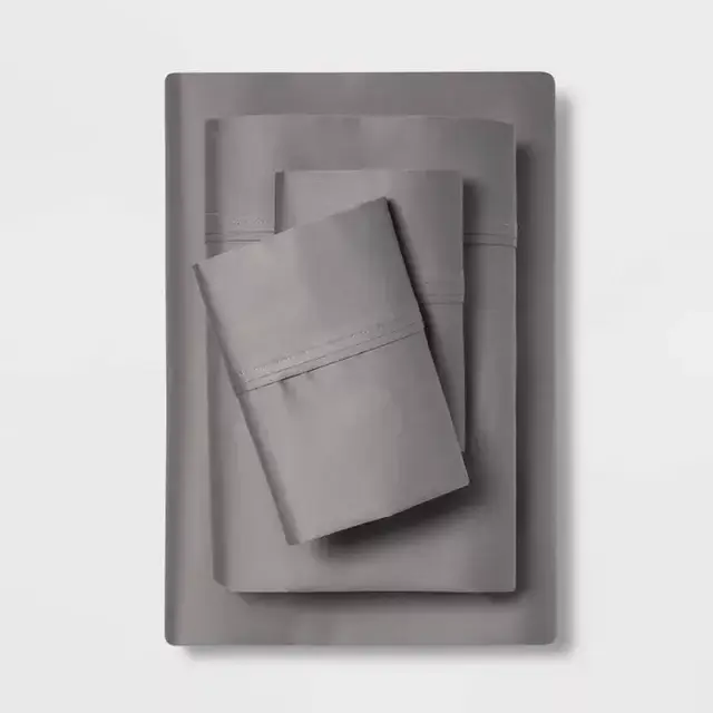 400 Thread Count Solid Performance Sheet Set - Threshold™