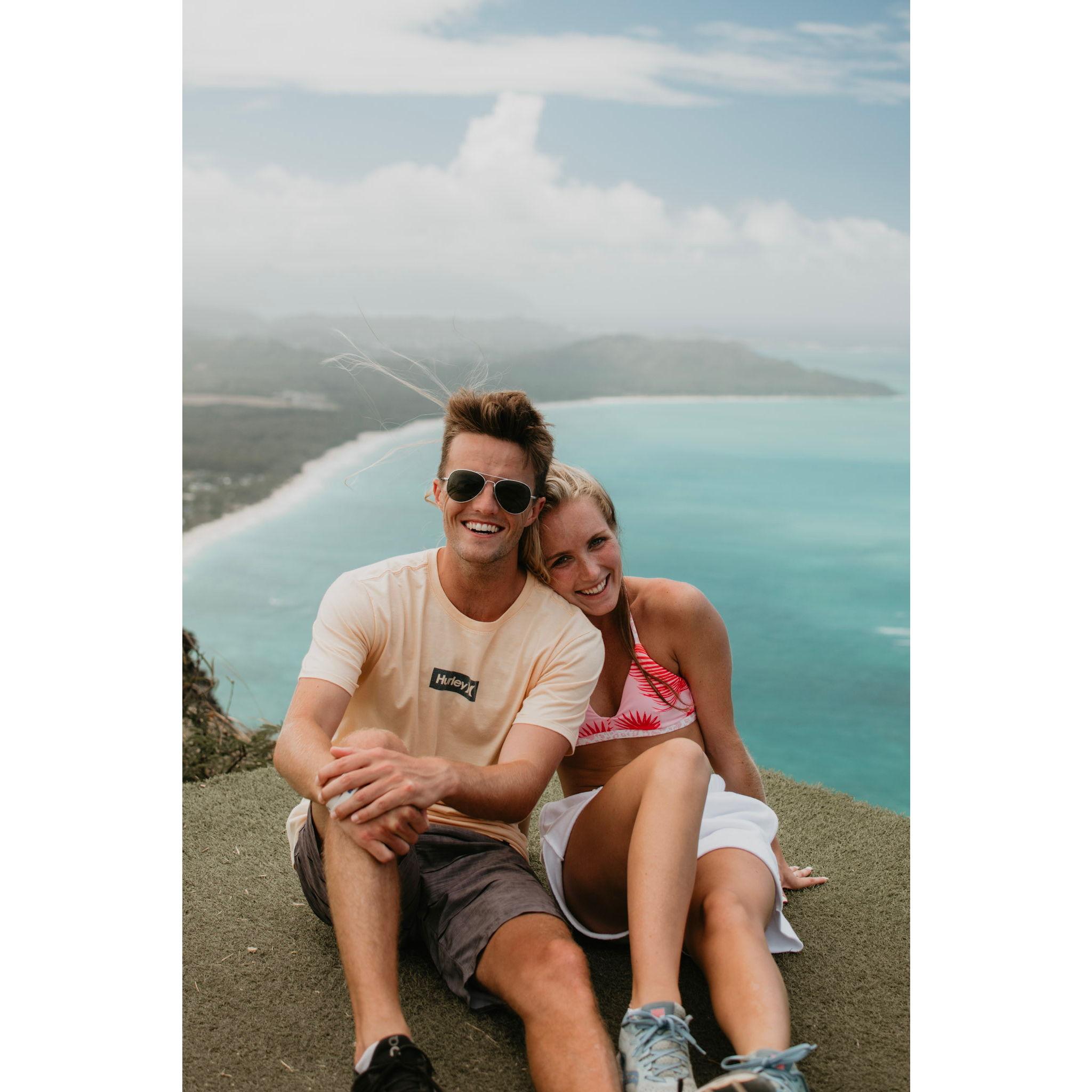 Kav said 'I love you" first while in Hawaii.
