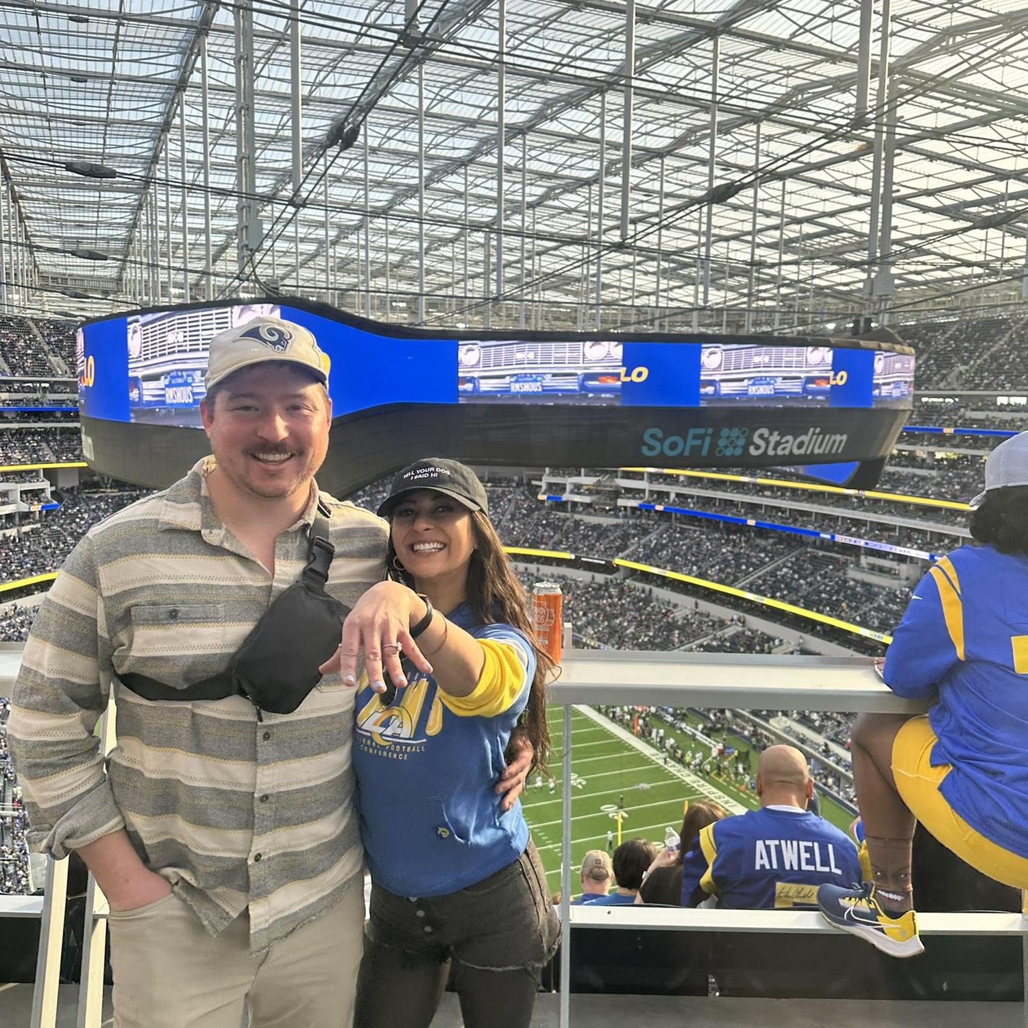 Shortly after the engagement :)