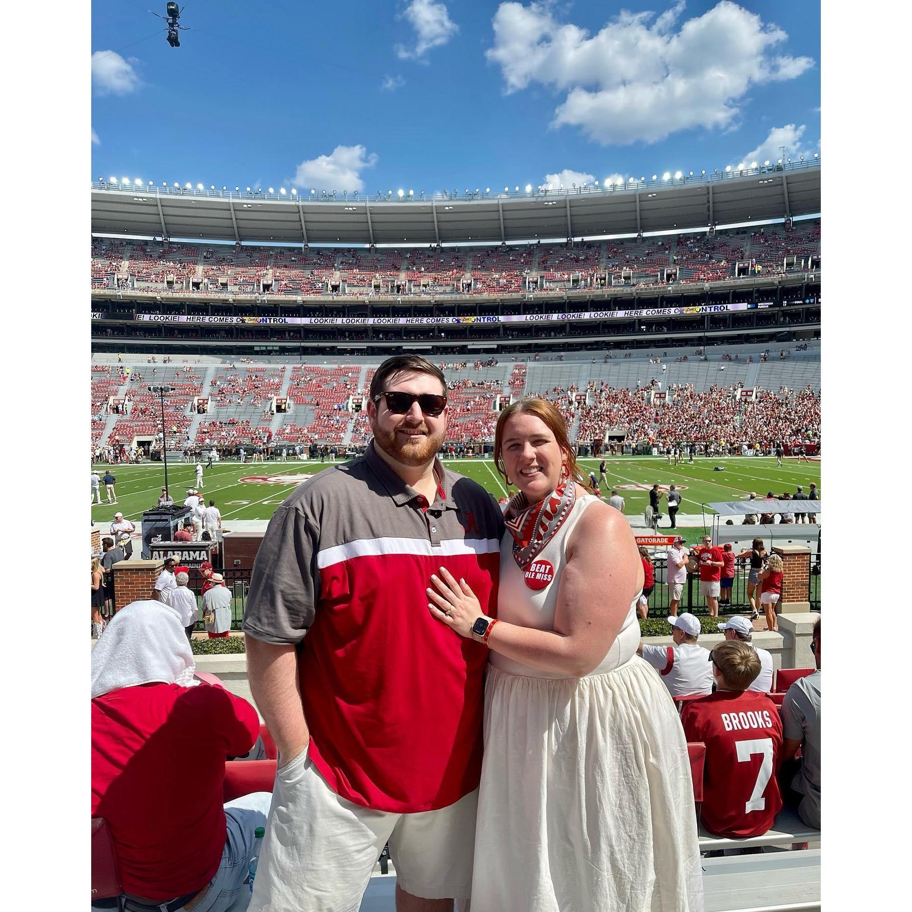 Cheering on the Tide!