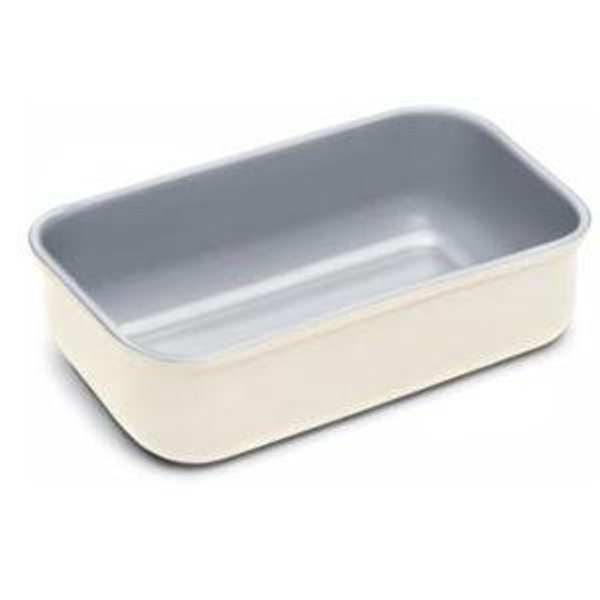 Caraway Non-Stick Ceramic 1 lb Loaf Pan - Naturally Slick Ceramic Coating - Non-Toxic, PTFE & PFOA Free - Perfect for Pound Cakes, Breads, & More - Cream