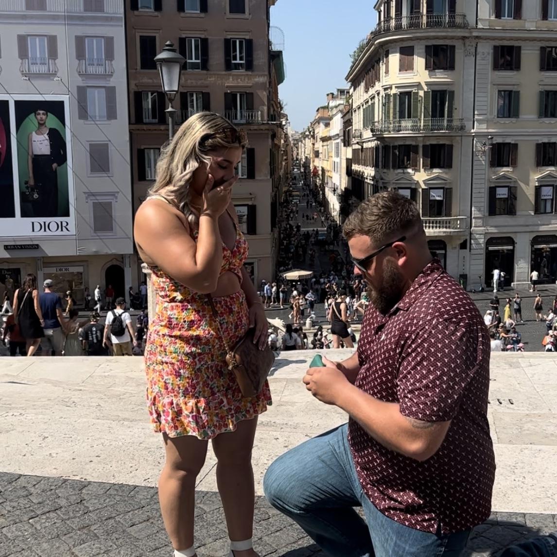 Proposal on the Spanish Steps-Rome, Italy 8/18/2023
