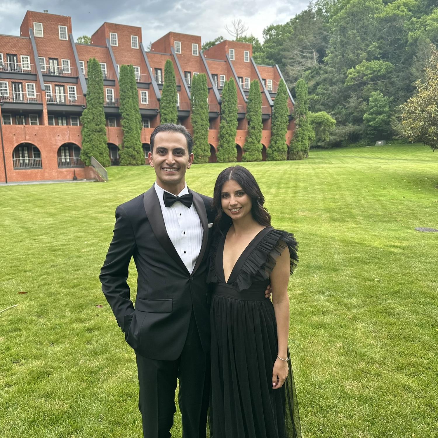 June 2025 - black tie event in Hot Springs, Virginia