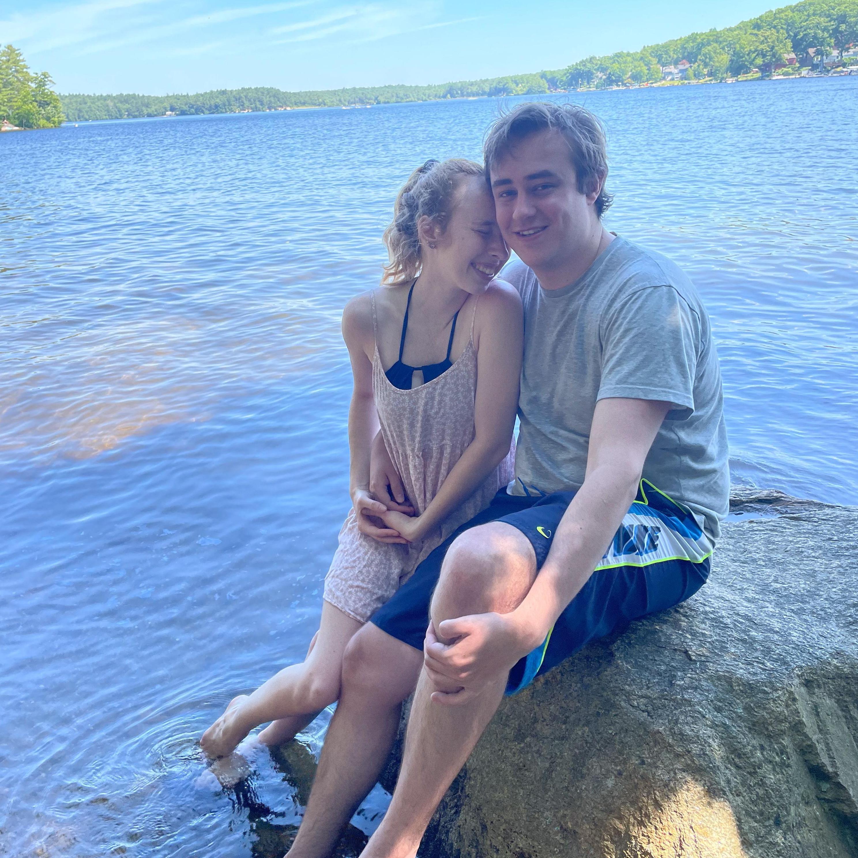 Summer 2022 - James's first time at Beach Pond