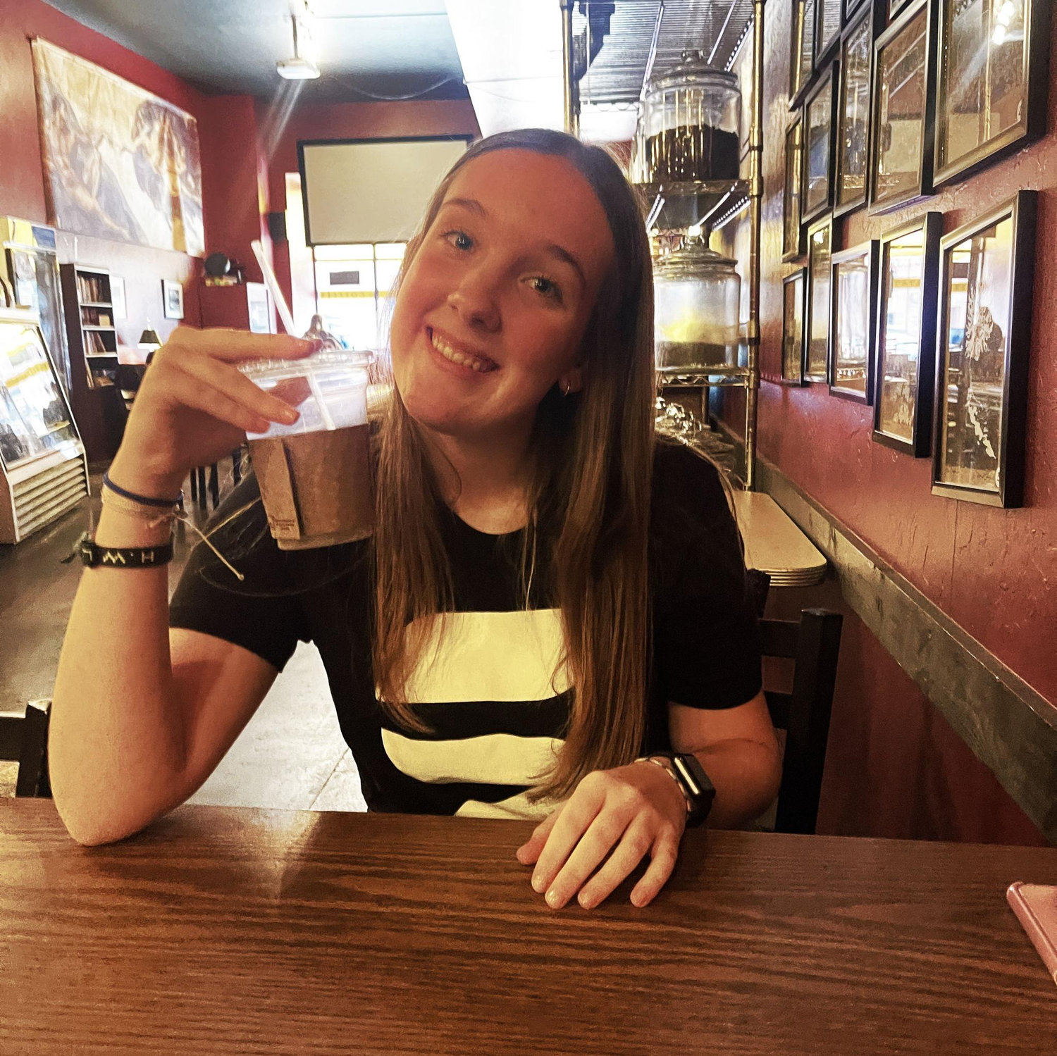 September 9 2022: Our first official date! Braden took Allison to a coffee shop and we talked for hours!