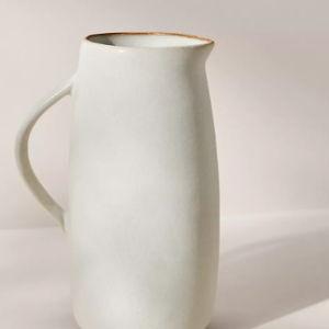 The Jasper Portuguese Stoneware Pitcher, White