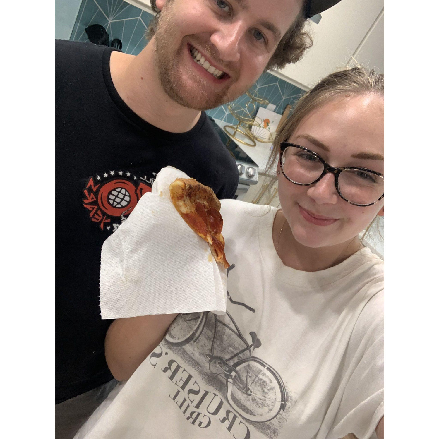 First pizza night in our home