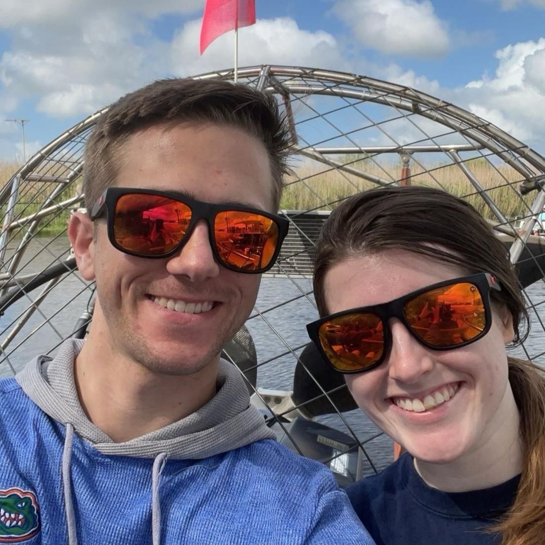 Haley and Erik go Air Boating! We saw multiple gators, cows, and birds!