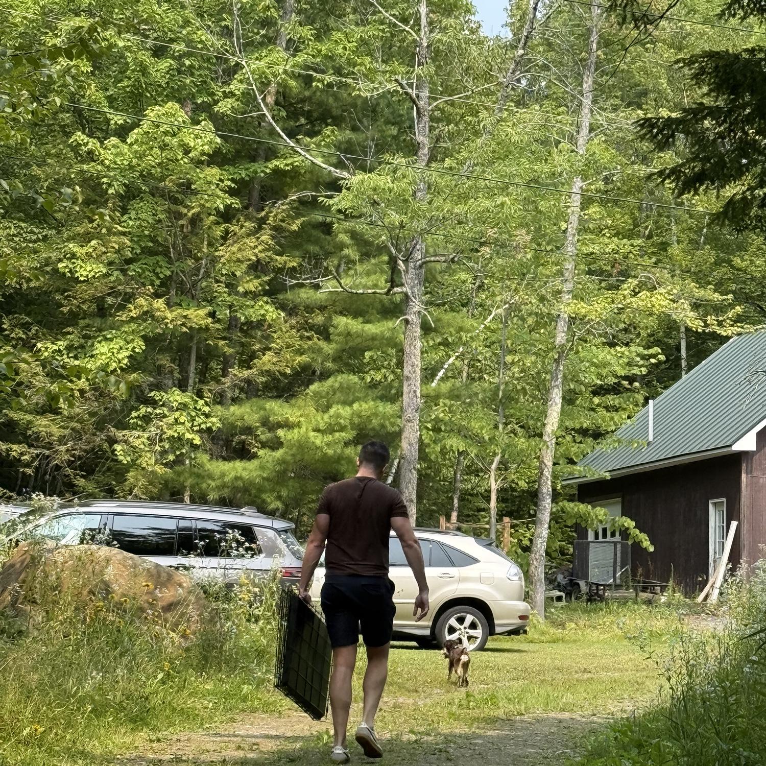 The lake in Maine