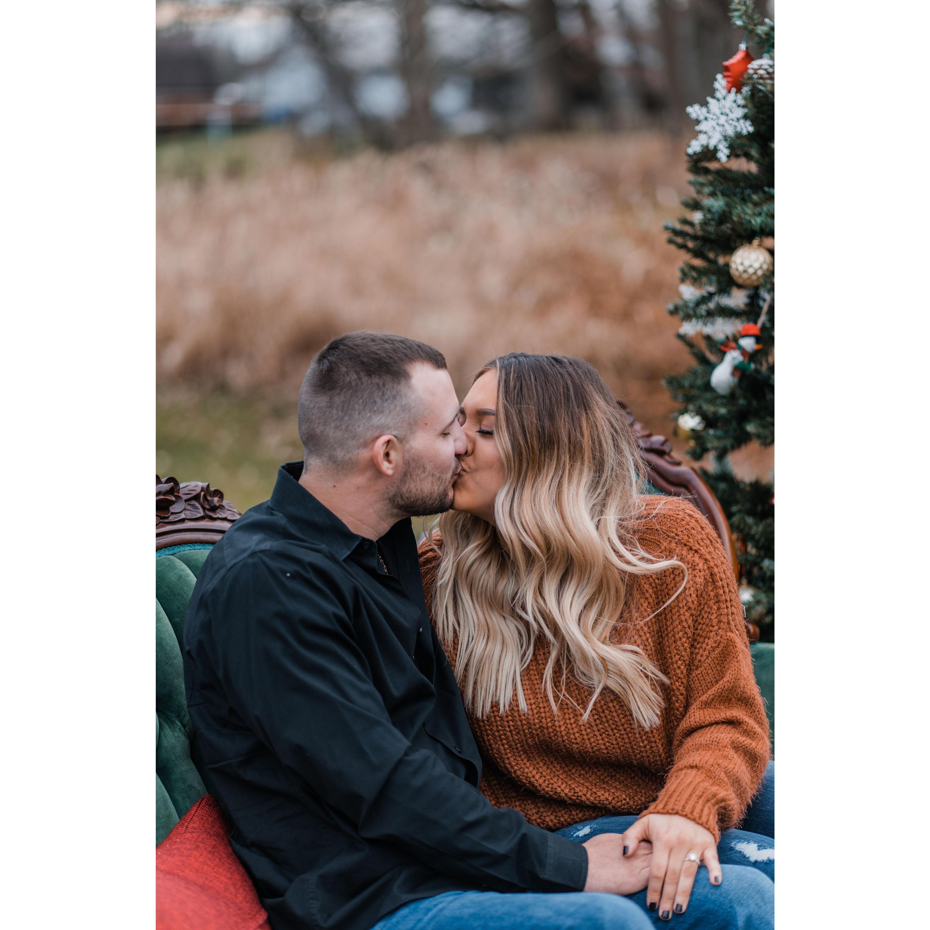 Our first Christmas engaged 2020.