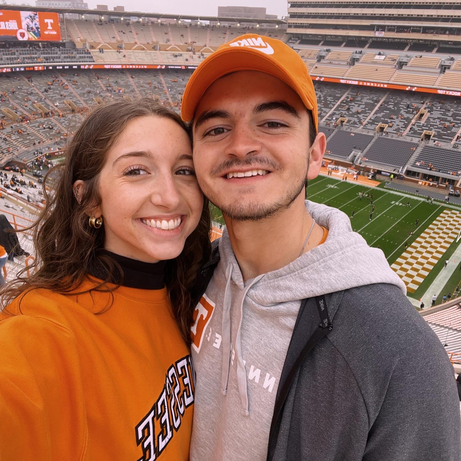 First football game together! Go Vols!!