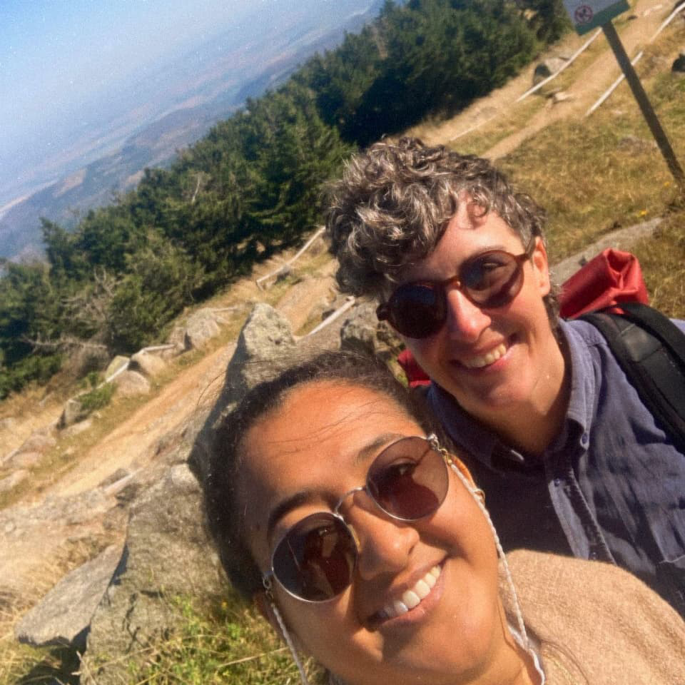 From our trip to Wernigerode—we took the steam train up the mountain and hiked back down. One of our all-time favorite trips together.