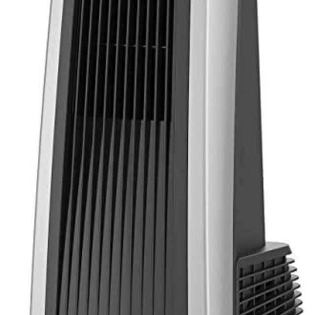 Lasko U35115 Electric Oscillating High Velocity Stand-Up Tower Fan with Timer and Remote Control for Indoor, Bedroom and Home Office Use, 35 Inch, Silver Black