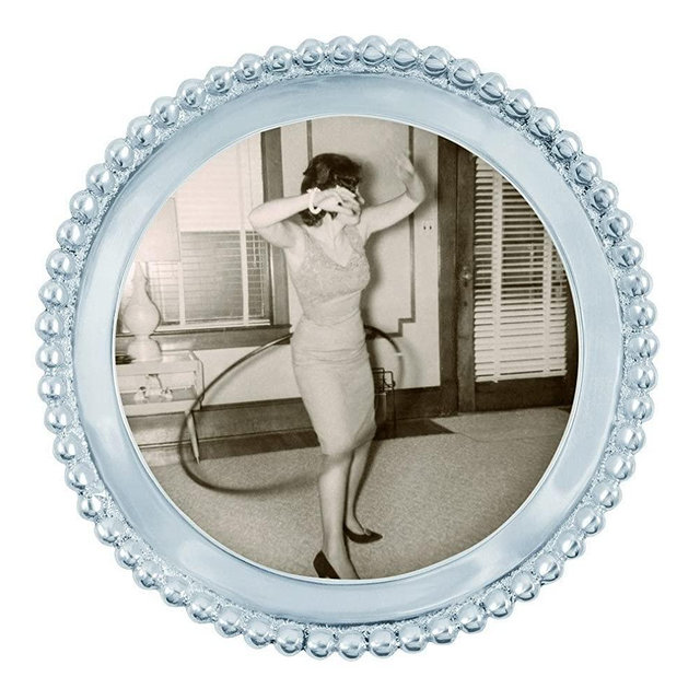 Mariposa Beaded Round Frame
