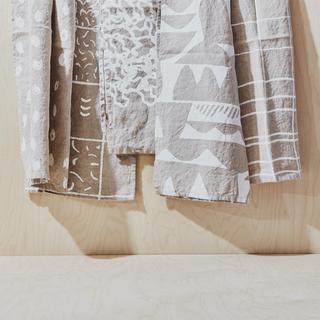 Aquarium Linen Tea Towel