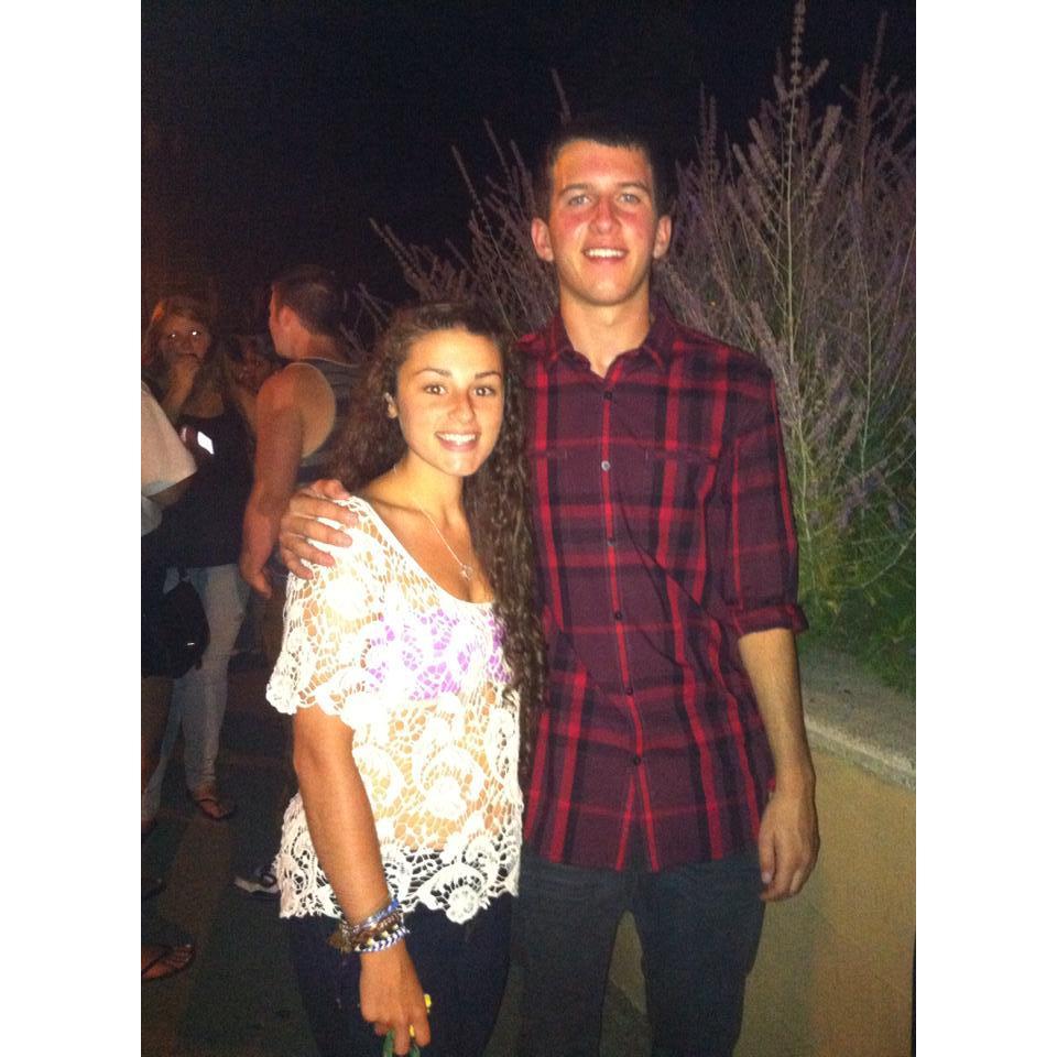 Our first picture together in Oneonta ♡