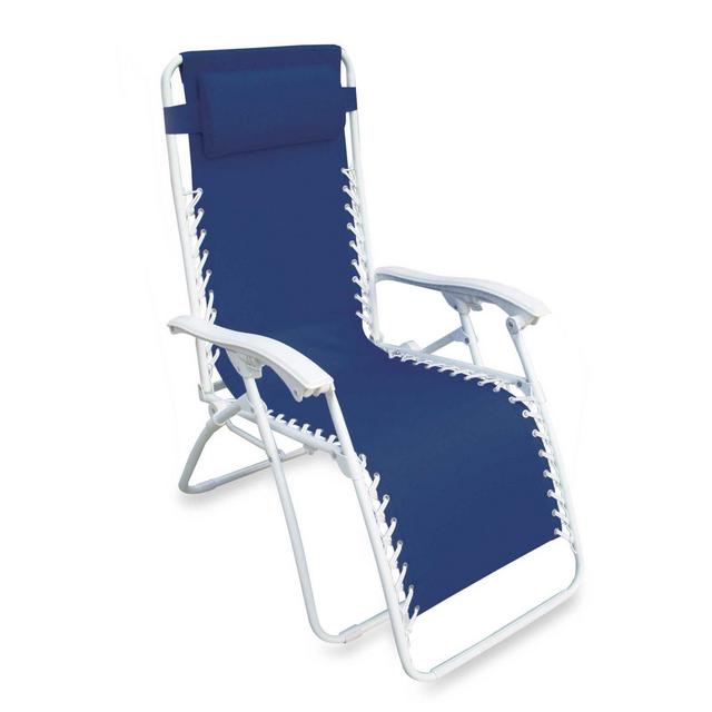 Destination Summer Multi-Position Relaxer Zero Gravity Chair in Blue
