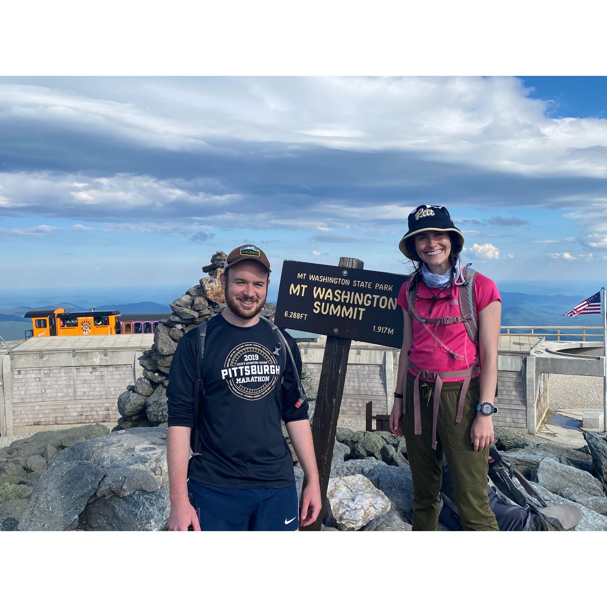 Hiking in the White Mountains.