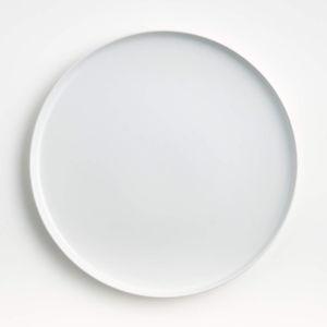 Wren Matte White Dinner Plates, Set of 8 + Reviews | Crate & Barrel