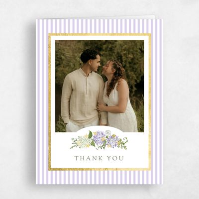 Purple Wedding Thank You - Speranza Photo Foil