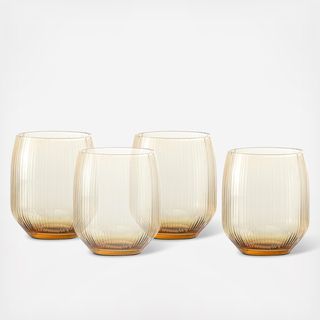 Estiva Tall Tumbler Glass, Set of 4
