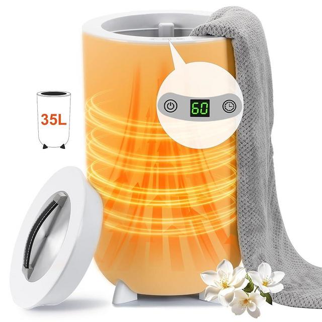 Mountman Towel Warmer,Towel Warmers for Bathroom with Fragrant Disc Holder,15-60 Min Adjustable Timer Auto Shut Off, Hot Towel Heater for Oversized Towels, Bathrobes, Blankets