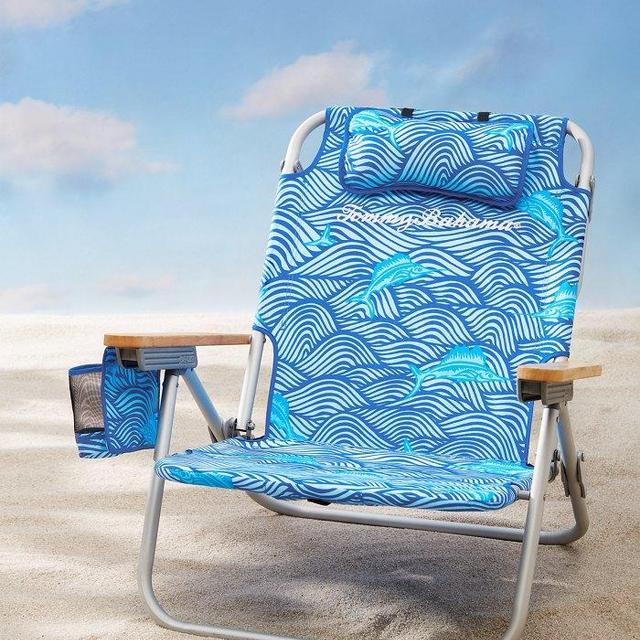 Swimming Marlins Deluxe Backpack Beach Chair