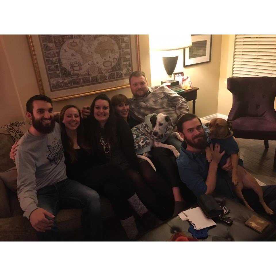 At Christina & Alexander's housewarming party.